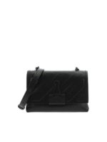 Borsa small Diag Embossed nera