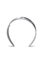 Cerchietto logato nero e bianco