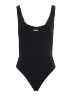 Costume intero con spalline con logo