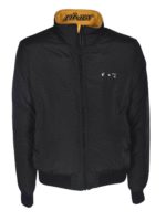 Piumino reversibile nero e giallo