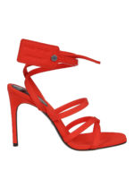 Sandali Ziptie in satin