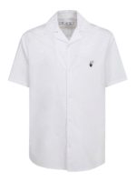 Camicia a mezze maniche con logo
