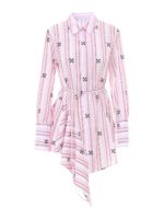 Camicia a righe con volant