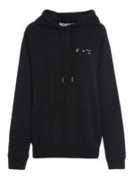 Felpa in jersey di cotone con cappuccio