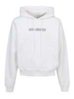 Felpa con cappuccio e mano con logo