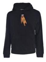 Felpa con cappuccio Pascal Skeleton Slim nera