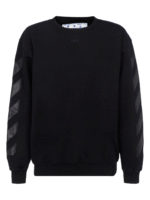 Felpa girocollo in cotone con stampe