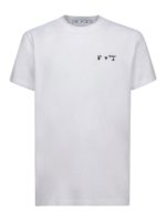 T-shirt ricamata in cotone