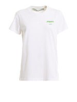 T-shirt bianca in cotone stampa Princess