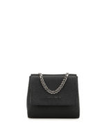 Marsupio in pelle a grana nera