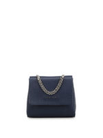 Marsupio in pelle a grana blu scura