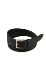 Cintura nera Basic Saffiano