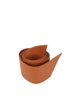 Fusciacca in pelle marrone