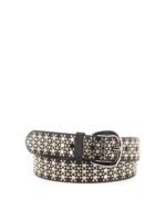 Cintura in pelle borchiata