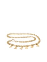 Cintura in catena dorata con logo Parosh