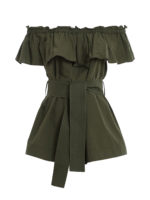 Blusa off the shoulder con balza