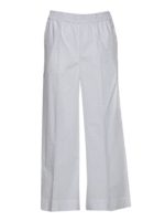 Pantaloni crop bianchi