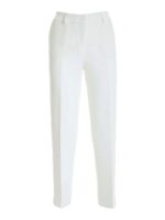 Pantalone taglio maschile bianco