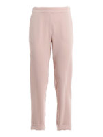 Pantaloni Panters rosa con risvolti