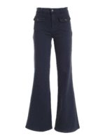 Pantalone con tasche a toppa blu