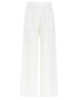 Pantalone in seta bianchi