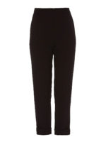 Pantaloni con risvolti cuciti