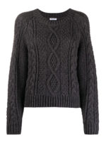 Girocollo in lana melange misto alpaca