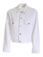 Giubbino in denim bianco