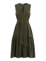 Abito in cotone con cintura