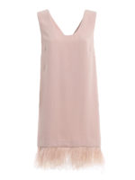 Vestito Panters con piume