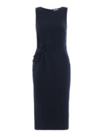 Tubino Poloxy in crepe cady blu