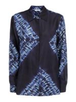 Camicia in seta con motivo
