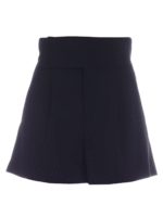 Shorts nero con pinces