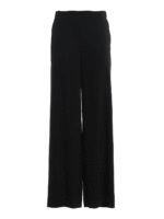 Pantaloni Panters in cady nero