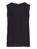 Top in seta nero