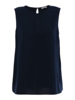 Top in cady con spacco sul retro