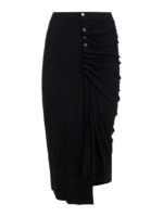 Gonna drappeggiata asimmetrica