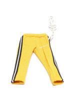 Portachiavi con mini pantaloni gialli