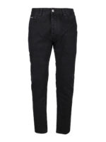 Jeans in denim stampa logo