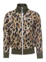 Felpa in tessuto tecnico stampa leo