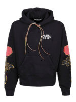 Felpa in cotone stampa rose