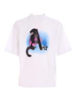 T-shirt bianca Air Boxy con stampa logo