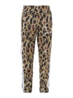 Joggers in tessuto tecnico stampa leopardo