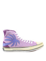 Sneakers in canvas con patch palma