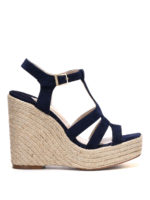 Sandali Ferelle con zeppa in iuta