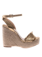 Zeppe Melissa in pelle intrecciata