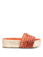 Sandali sfrangiati Pascale con juta