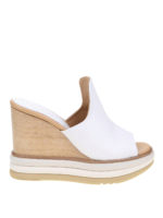 Sandali Ximena in pelle con suola in gomma