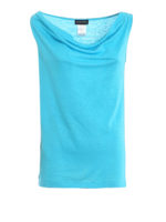 Blusa smanicata in lino