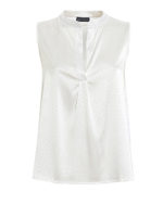 Blusa in seta e cotone